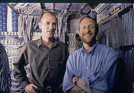 David Anderson (vlevo) a Dan Werthimer